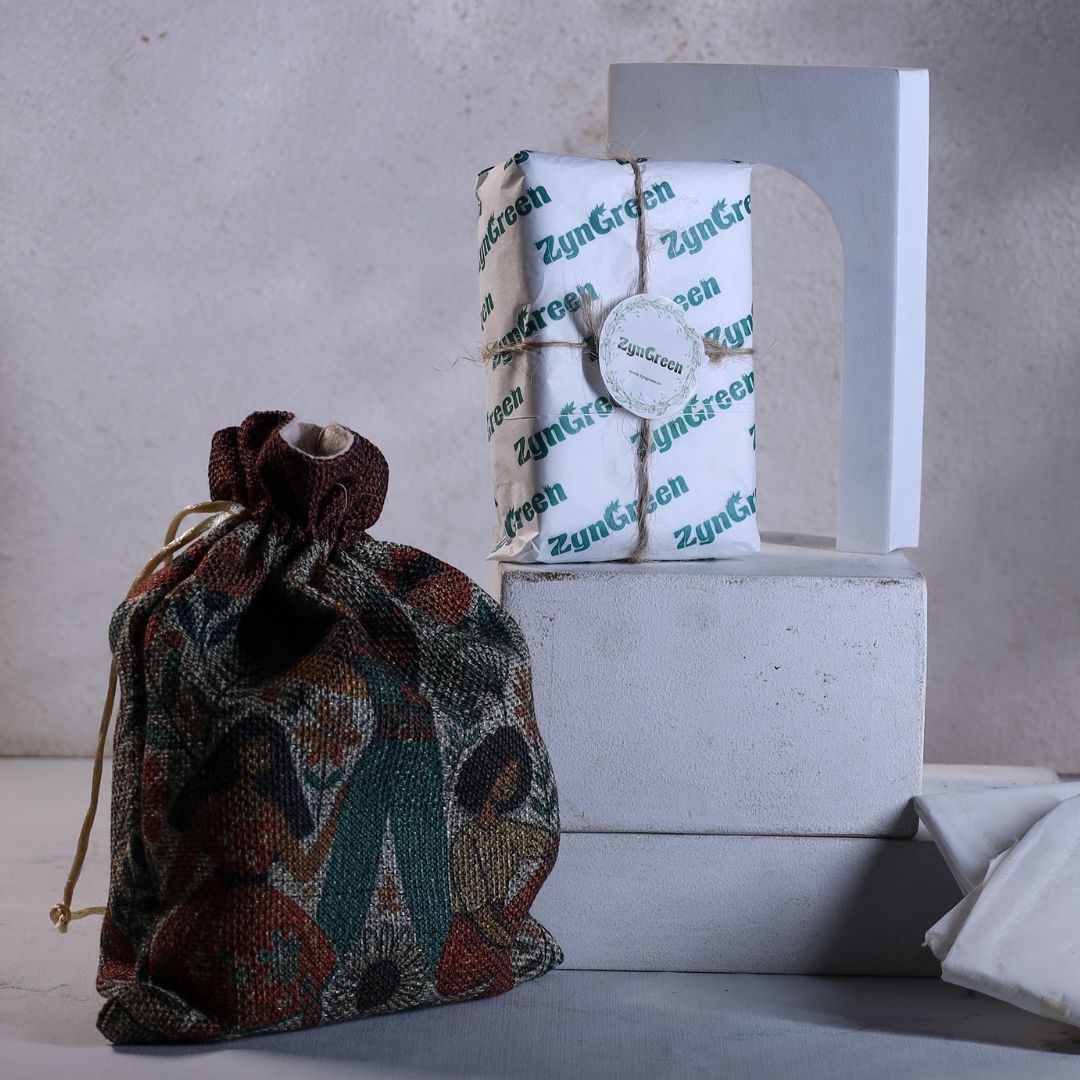 100% Biodegradable Sanitary Napkins - 340mm- Regular Pack - 12 pads