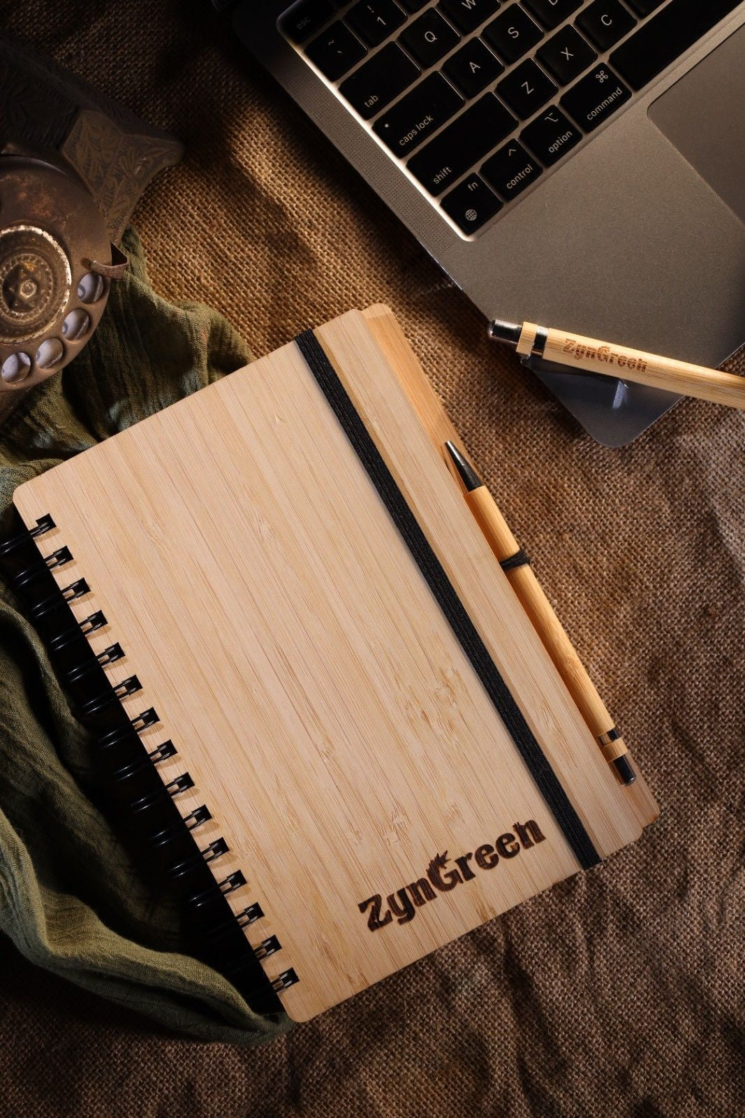 Bamboo Diary with Bamboo Pen
