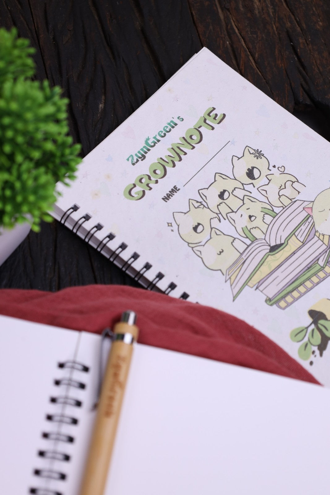 GrowNote Unruled Notebook 5*7 inch 50 sheets 100 Pages