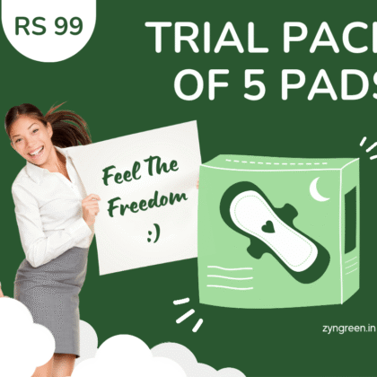 100% Biodegradable Sanitary Napkins - Trial Pack